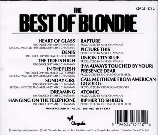 The Best of - CD Audio di Blondie - 2