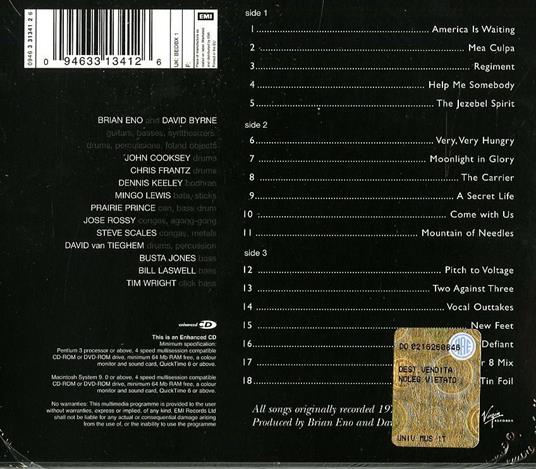 My Life in the Bush of Ghosts - CD Audio di David Byrne,Brian Eno - 2