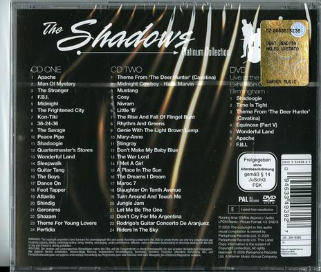The Platinum Collection - CD Audio + DVD di Shadows - 2