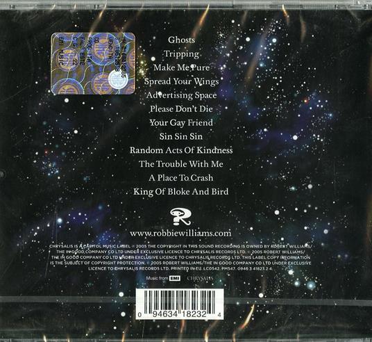 Intensive Care - CD Audio di Robbie Williams - 2