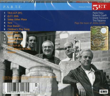 P.A.R.T.E. - CD Audio di Paolo Fresu - 2