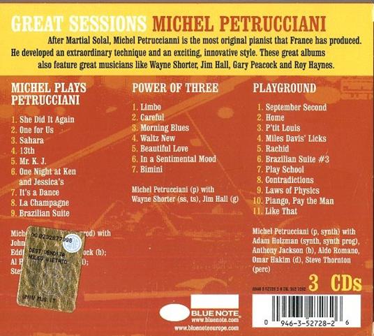 Great Sessions - CD Audio di Michel Petrucciani - 2