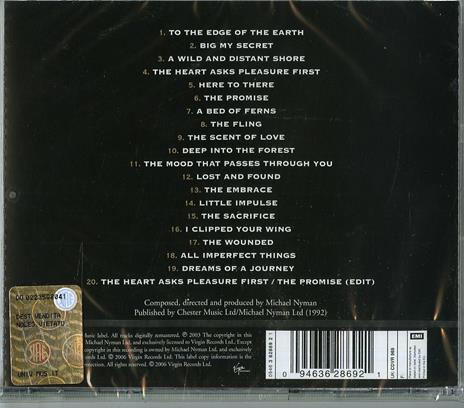 Lezioni di Piano (The Piano) (Colonna sonora) (Remastered) - CD Audio di Michael Nyman - 2