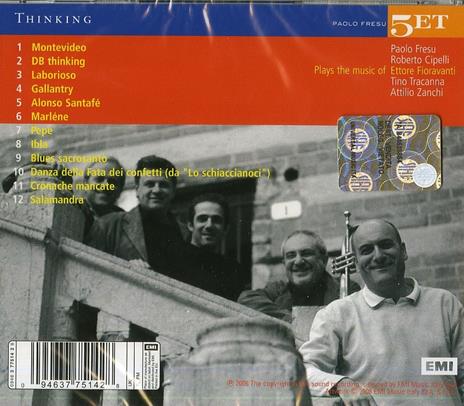 Thinking - CD Audio di Paolo Fresu - 2