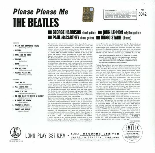Please Please Me (180 gr.) - Vinile LP di Beatles - 2