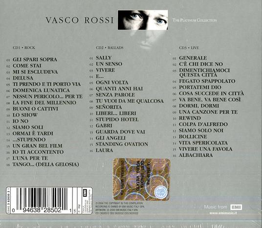 The Platinum Collection: Vasco Rossi - CD Audio di Vasco Rossi - 2