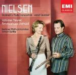Concerto per clarinetto - Concerto per flauto - Quintetto per strumenti a fiato - CD Audio di Carl August Nielsen,Sabine Meyer,Berliner Philharmoniker,Simon Rattle,Emmanuel Pahud