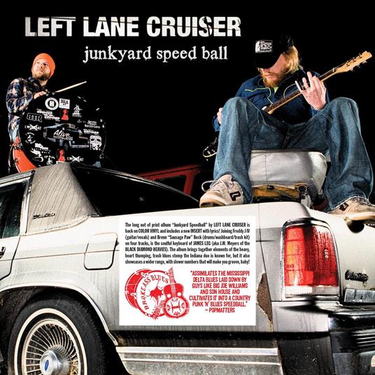 Junkyard Speed Ball (Red & Black Vinyl Edition) - Vinile LP di Left Lane Cruiser