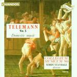 Domestic Music vol.3 - CD Audio di Georg Philipp Telemann,Simon Standage,Collegium Musicum 90