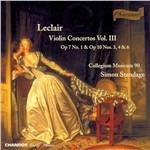 Concerti per violino vol.3 - CD Audio di Jean-Marie Leclair