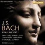 Cantate di Weimar vol.2 - CD Audio di Johann Sebastian Bach,Emma Kirkby,Charlie Daniels,Michael Chance,Peter Harvey,Purcell Quartet