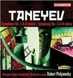 Sinfonie n.1, n.3 - CD Audio di Sergej Taneyev,Russian State Symphony Orchestra,Valeri Polyansky