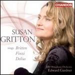 Susan Gritton sings Britten, Finzi, Delius - CD Audio di Benjamin Britten,Frederick Delius,Gerald Finzi,BBC Symphony Orchestra,Susan Gritton,Edward Gardner