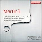 Sonate per violoncello n.1, n.2, n.3 - CD Audio di Bohuslav Martinu,Paul Watkins
