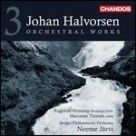 Musica orchestrale vol.3 - CD Audio di Neeme Järvi,Johan Halvorsen,Bergen Philharmonic Orchestra