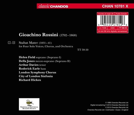 Stabat Mater - CD Audio di Gioachino Rossini - 2