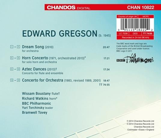 Opere orchestrali - CD Audio di Edward Gregson - 2