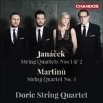 Quartetti per archi - CD Audio di Leos Janacek,Bohuslav Martinu