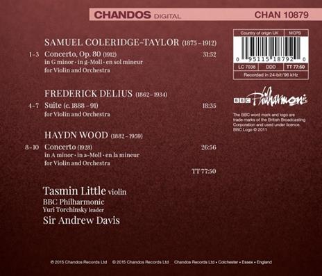 Concerti per Violino - CD Audio di Tasmin Little - 2