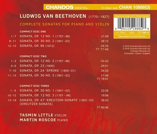 Sonate per Violino e Pianoforte - CD Audio di Ludwig van Beethoven - 2