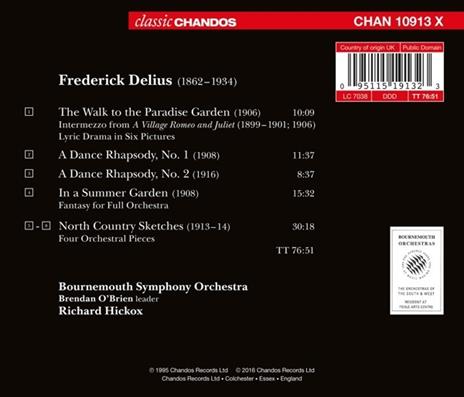 Walk to the Paradise Gard - CD Audio di Frederick Delius - 2