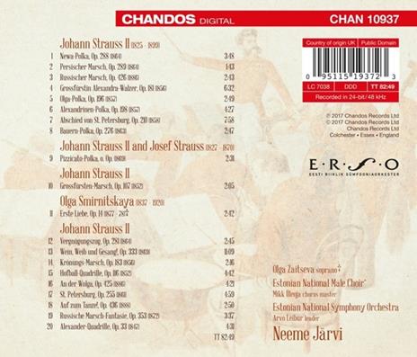 Strauss in St. Petersburg - CD Audio di Johann Strauss,Estonian National Symphony Orchestra - 2