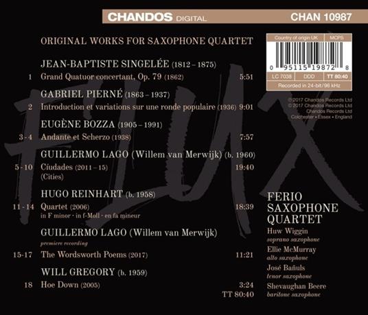 Flux - CD Audio di Ferio Saxophone Quartet - 2