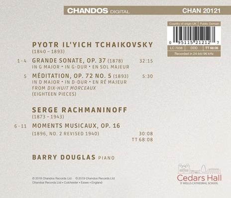 Plus One. Musica per pianoforte n.2 - CD Audio di Pyotr Ilyich Tchaikovsky,Barry Douglas - 2