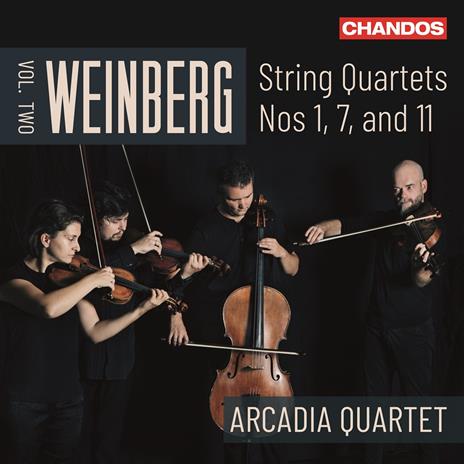 String Quartets Nos. 1, 7 & 11 - CD Audio di Mieczyslaw Weinberg,Arcadia Quartet