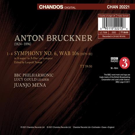 Symphony 6 - CD Audio di Juanjo Mena - 2