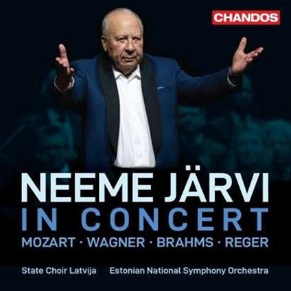 Neeme Jarvi in concerto. Musiche di Mozart, Wagner, Brahms, Reger - CD Audio di Neeme Järvi,Estonian National Symphony Orchestra