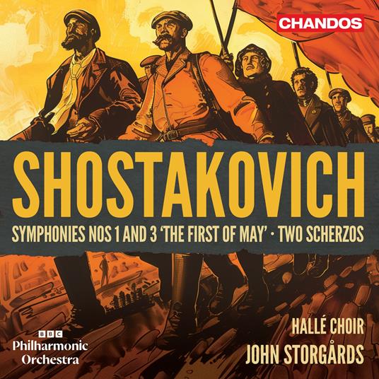 Symphonies Nos. 1 And 3 The First Of May, Two Scherzos - CD Audio di Dmitri Shostakovich