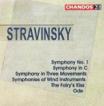 Sinfonia n.1 - Sinfonia in tre movimenti - Sinfonia per strumenti a fiato - Il bacio della fata - Sinfonia in Do - Ode - CD Audio di Igor Stravinsky