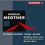 Concerti per pianoforte - Sonata - Ballata - CD Audio di Neeme Järvi,London Philharmonic Orchestra,Nikolaj Medtner,Geoffrey Tozer