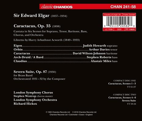 Caractacus - CD Audio di Edward Elgar - 2