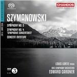 Sinfonie n.2, n.4 - Concert Ouverture - SuperAudio CD ibrido di Karol Szymanowski,BBC Symphony Orchestra,Louis Lortie,Edward Gardner