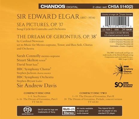 Dream of Gerontius - SuperAudio CD di Edward Elgar - 2