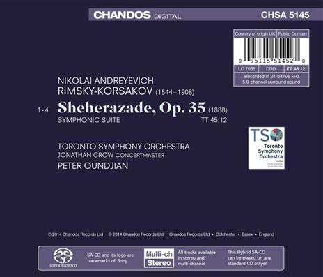 Shéhérazade - SuperAudio CD ibrido di Nikolai Rimsky-Korsakov - 2