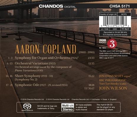Musica Orchestrale vol.2 - SuperAudio CD di Aaron Copland - 2