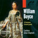 12 Ouvertures - 3 Concerti grossi - CD Audio di William Boyce