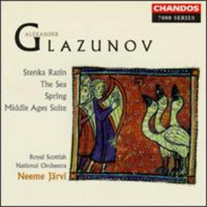 Stenka Razin, The Sea, Spring, Middle Ages Suite - CD Audio di Alexander Glazunov