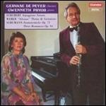 Musica per clarinetto e pianoforte - CD Audio di Franz Schubert,Robert Schumann,Carl Maria Von Weber,Gervase de Peyer,Gwenneth Pryor