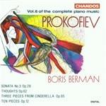 Musica per pianoforte vol.6 - CD Audio di Sergei Prokofiev,Boris Berman