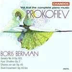 Musica per pianoforte vol.8 - CD Audio di Sergei Prokofiev,Boris Berman