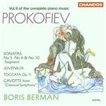 Musica per pianoforte vol.9 - CD Audio di Sergei Prokofiev,Boris Berman