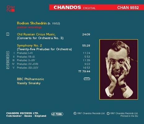 Concerto n.3 - Sinfonia n.2 - CD Audio di Rodion Shchedrin - 2