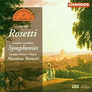 Sinfonie - CD Audio di Antonio Rosetti