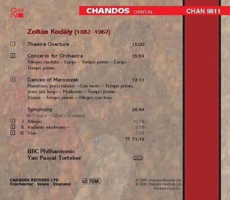 Concerto - CD Audio di Zoltan Kodaly - 2