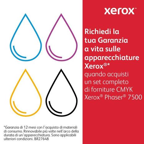 Xerox Cartuccia toner Ciano a Standard da 9600 pagine per Phaser 7500 (106R01433) - 11