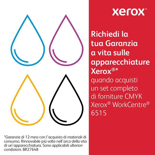 Xerox Cartuccia toner Giallo a Standard da 1.000 pagine per Phaser 6510 / WorkCentre 6515 (106R03475) - 9
